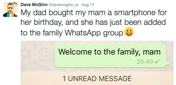 Irish Mam's Whatsapp